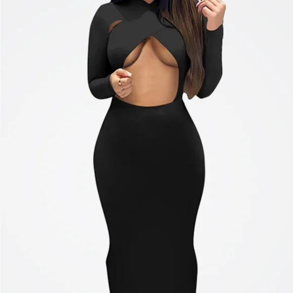 Dresses | Criss Cross Long Sleeve Dress | Poshmark Dresses | Criss Cross Long Sleeve Dress | Poshmark